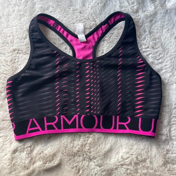 Under Armour Women’s Athletic Workout Heat Gear Compression Sports Bra Size MD - Picture 1 of 2